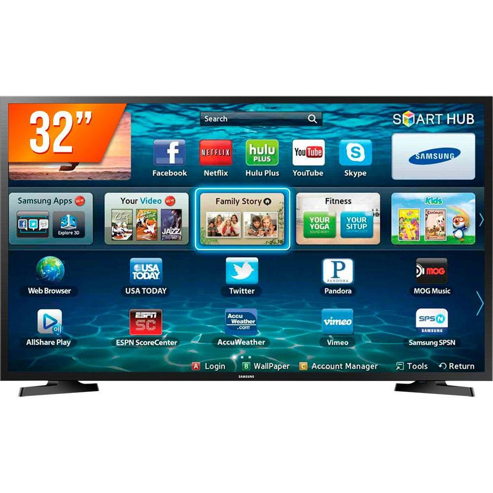 TELA DISPLAY Tv 32" Led Samsung Hd Smart - Be32n - Imagem 2